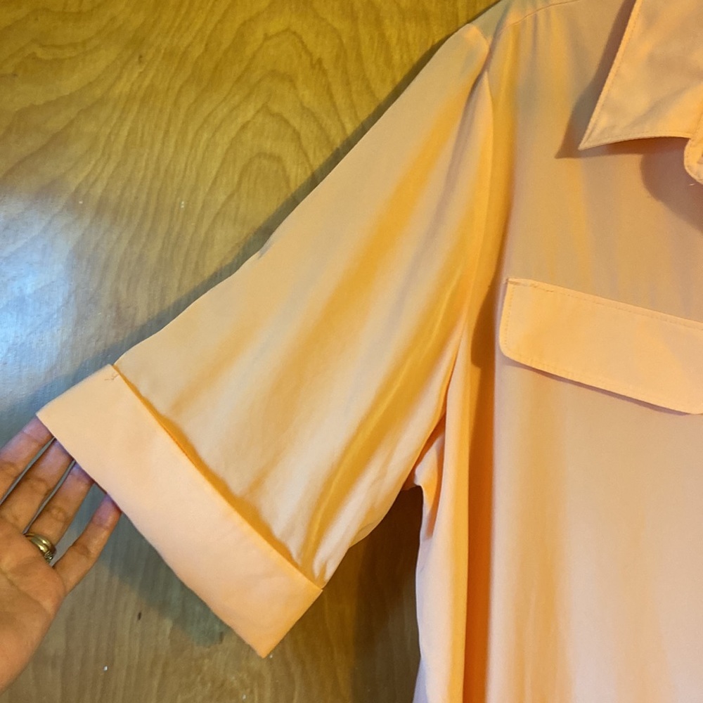 Chico’s Light Orange Long Tunic. Size 3 (16) - Picture 4 of 9
